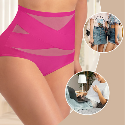 🌸 LUCKYSONG® Dernier jour ! 1 paquet acheté, 3 offerts ! ✨ Culottes gainantes taille haute croisées grandes tailles