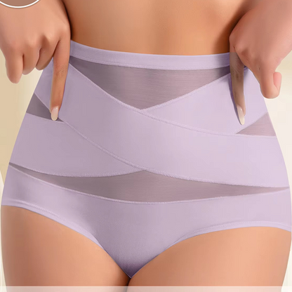 🌸 LUCKYSONG® Dernier jour ! 1 paquet acheté, 3 offerts ! ✨ Culottes gainantes taille haute croisées grandes tailles