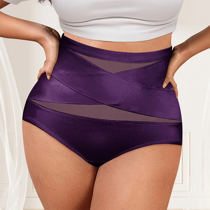 🌸 LUCKYSONG® Dernier jour ! 1 paquet acheté, 3 offerts ! ✨ Culottes gainantes taille haute croisées grandes tailles