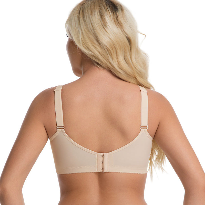 🏆LUCKYSONG® Offre spéciale dernier jour💐Soutien-gorge élégant et transparent à couvrance totale pour femmes grandes tailles - Noir