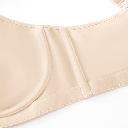 🏆LUCKYSONG® Offre spéciale dernier jour💐Soutien-gorge élégant et transparent à couvrance totale pour femmes grandes tailles - Noir