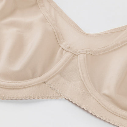 🏆LUCKYSONG® Offre spéciale dernier jour💐Soutien-gorge élégant et transparent à couvrance totale pour femmes grandes tailles - Noir