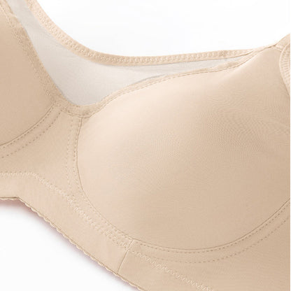 🏆LUCKYSONG® Offre spéciale dernier jour💐Soutien-gorge élégant et transparent à couvrance totale pour femmes grandes tailles - Noir