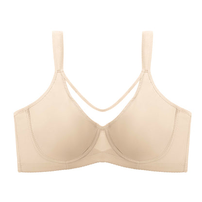 🏆LUCKYSONG® Offre spéciale dernier jour💐Soutien-gorge élégant et transparent à couvrance totale pour femmes grandes tailles - Noir